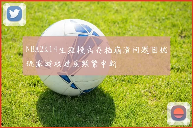 NBA2K14生涯模式存档崩溃问题困扰玩家游戏进度频繁中断