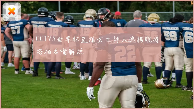 CCTV5世界杯直播女主持人选揭晓将搭档名嘴解说